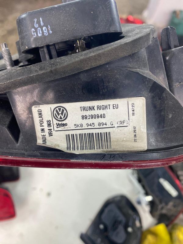 VALEO MARKA WW GOLF 6 (2009-2012) SAĞ-SOL ARKA STOP 